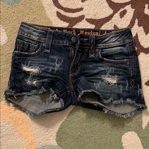 Size 25 Rock Revival Jean shorts.